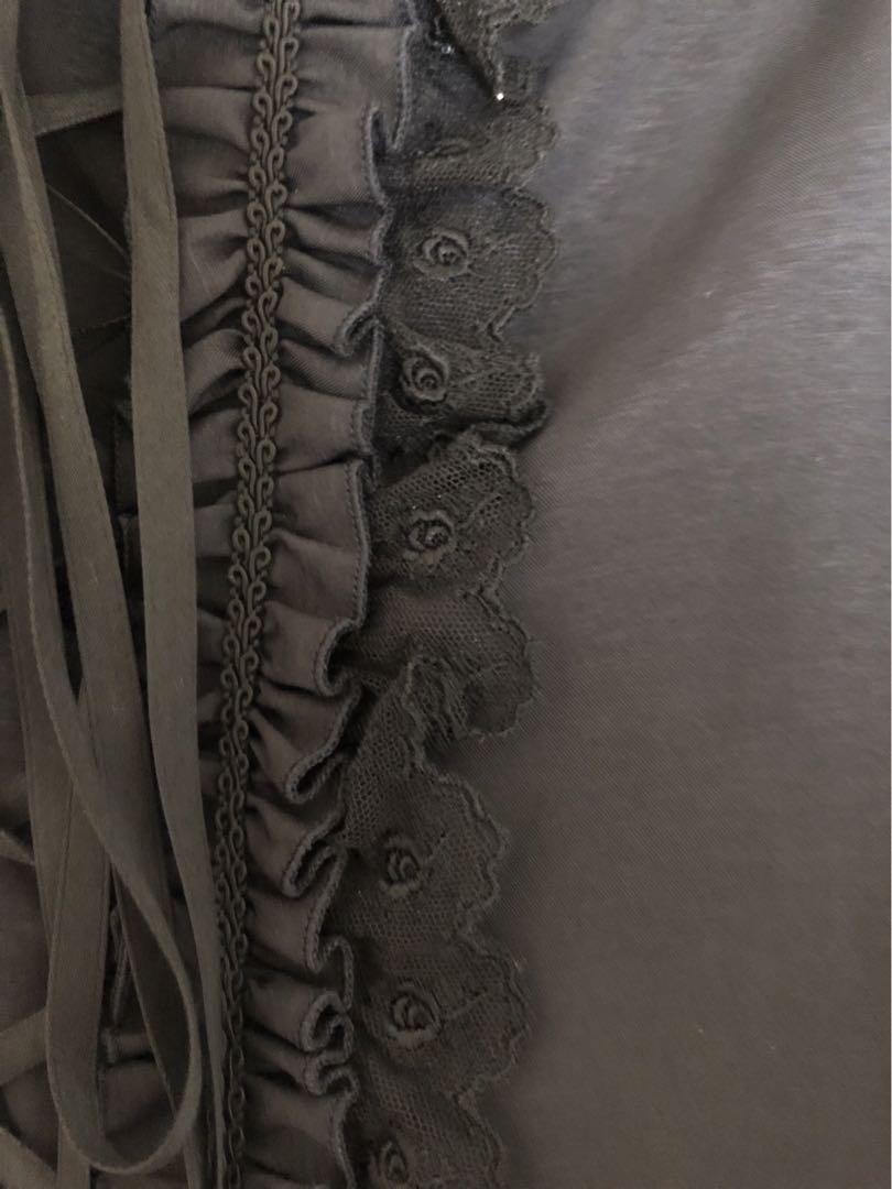 ATELIER PIERROT バッスルコルセットワンピース　ブラック　ドレス