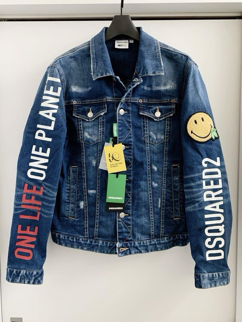 【新品】Dsquared2★SMILEY PARTIALLY JACKET50
