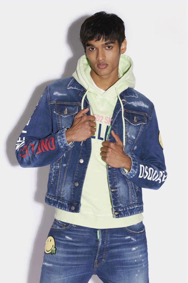 【新品】Dsquared2★SMILEY PARTIALLY JACKET50