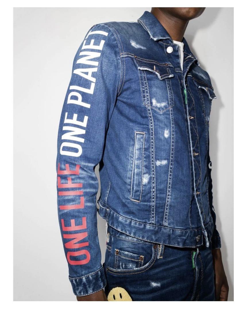 【新品】Dsquared2★SMILEY PARTIALLY JACKET50