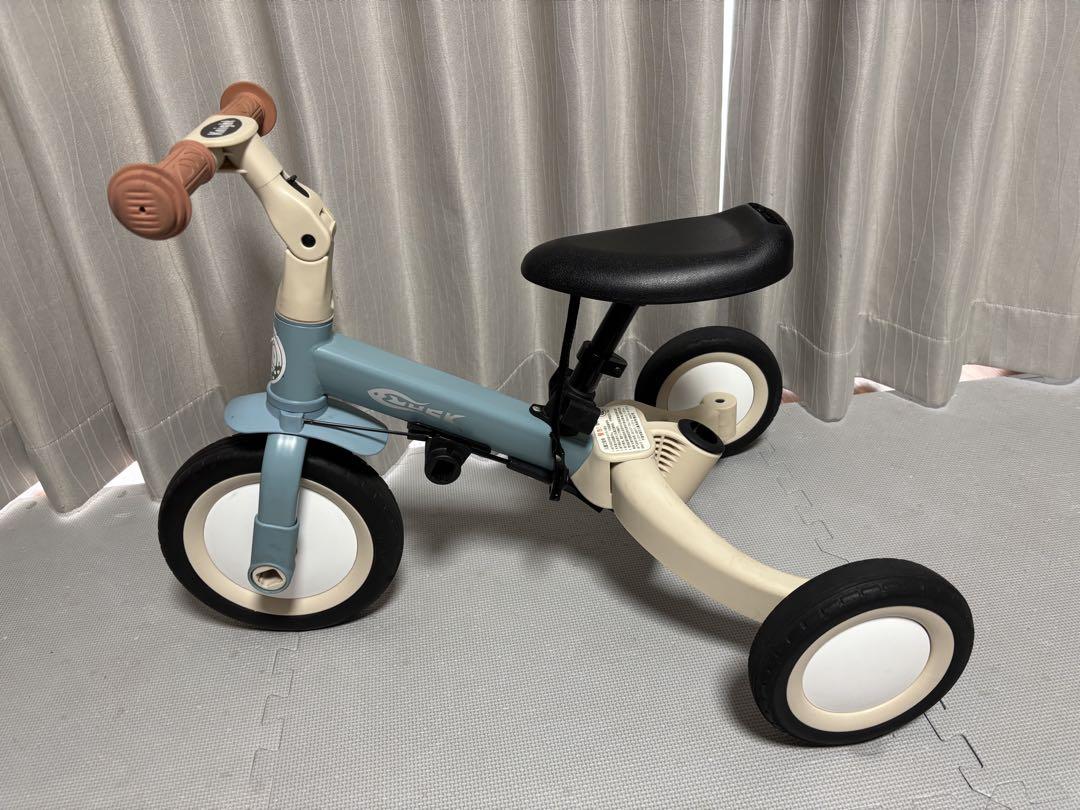 子供用三輪車 5in1 手押し棒付き シートベルト付き