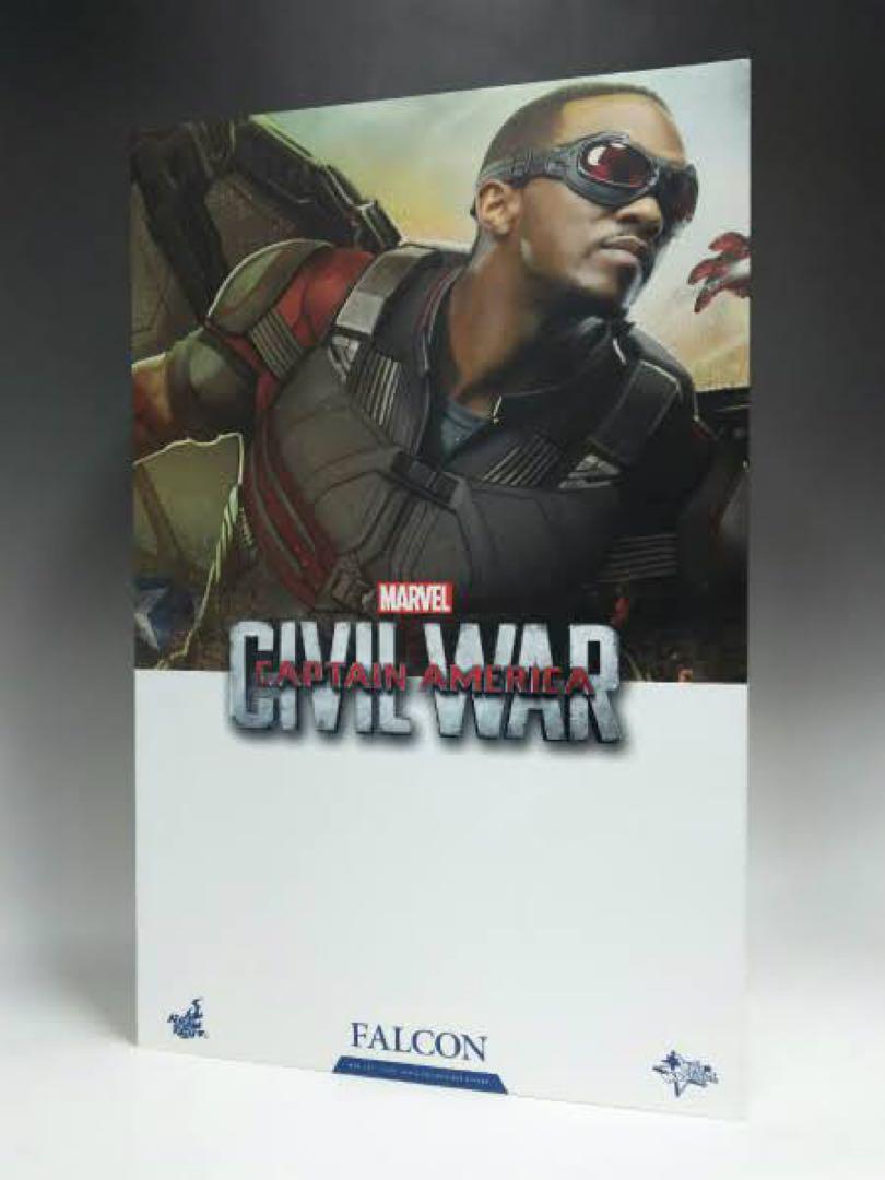 ファルコン　ホットトイズ　シビルウォー　marvel マーベル　フィギュア　開封 ファルコン ホットトイズ シビルウォー marvel マーベル