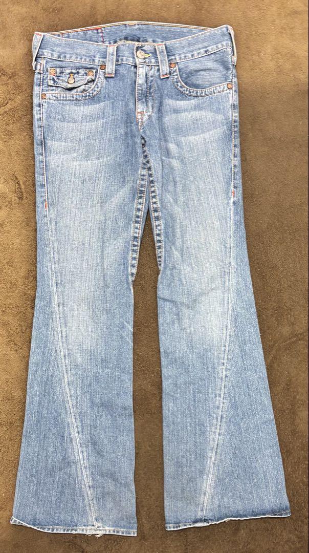 TRUE RELIGION フレアデニム 32x33 y2k true religion フレアデニム