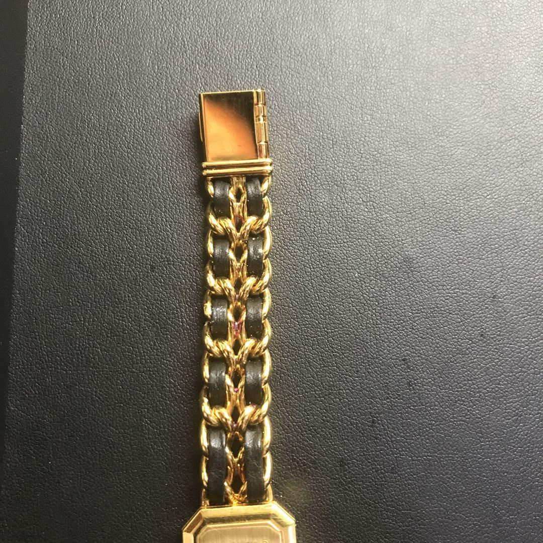 【保証書・箱付き希少品】CHANEL プルミエールL スイス製クウォーツ 時計 保証書・箱付き希少品】CHANEL プルミエールL スイス製