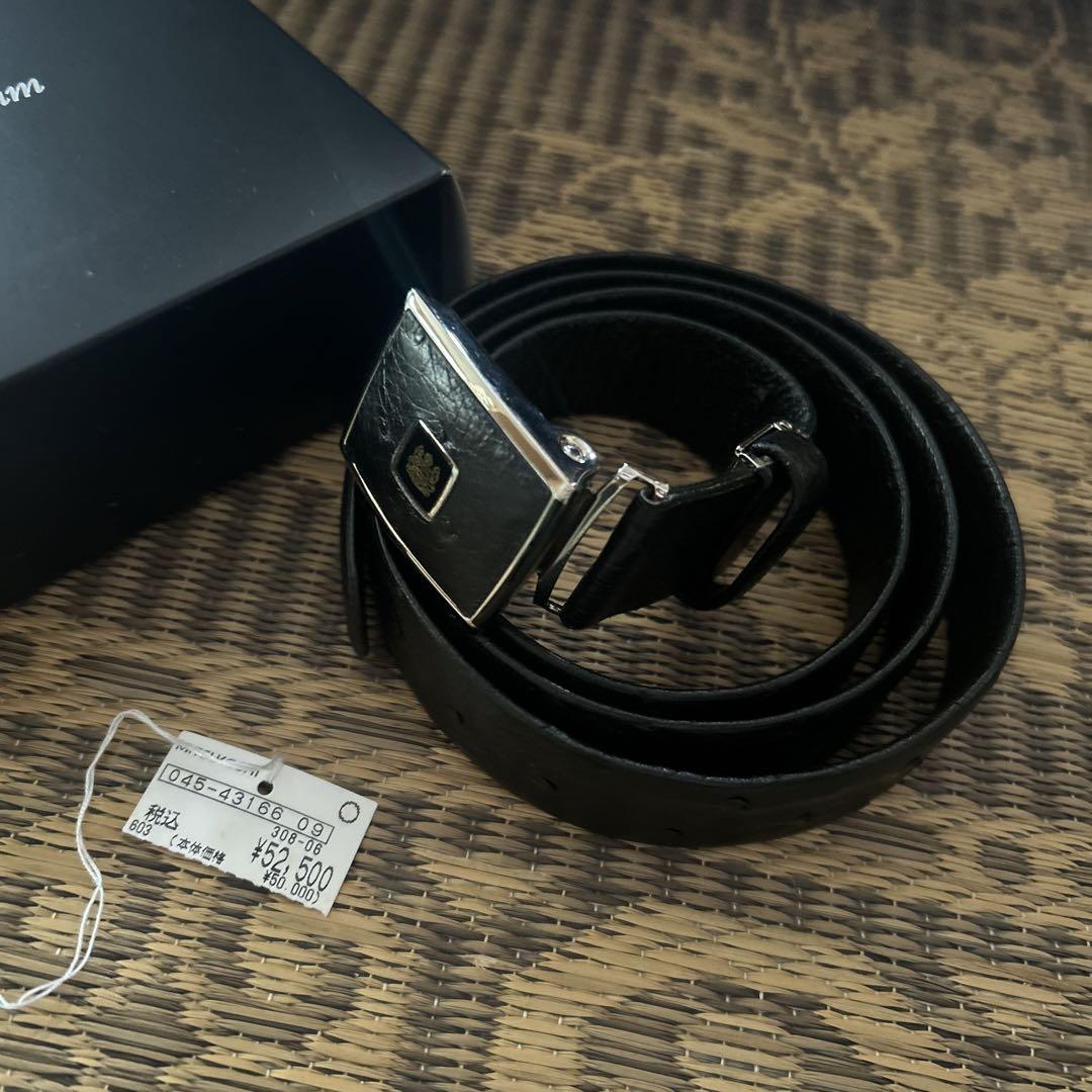 Aquascutum 黒 ベルト
