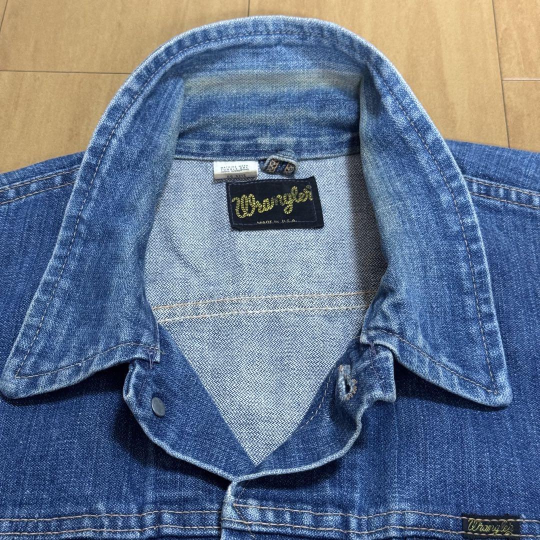 Wrangler 70s USA製 124MJ デニムジャケット ジージャン