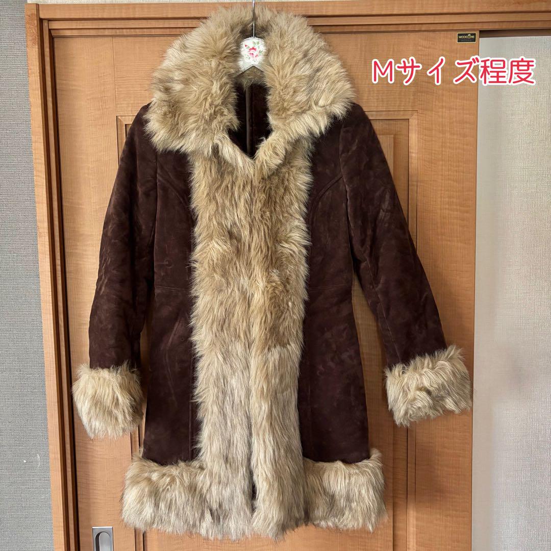 フェイクファー コート Mサイズ程度
