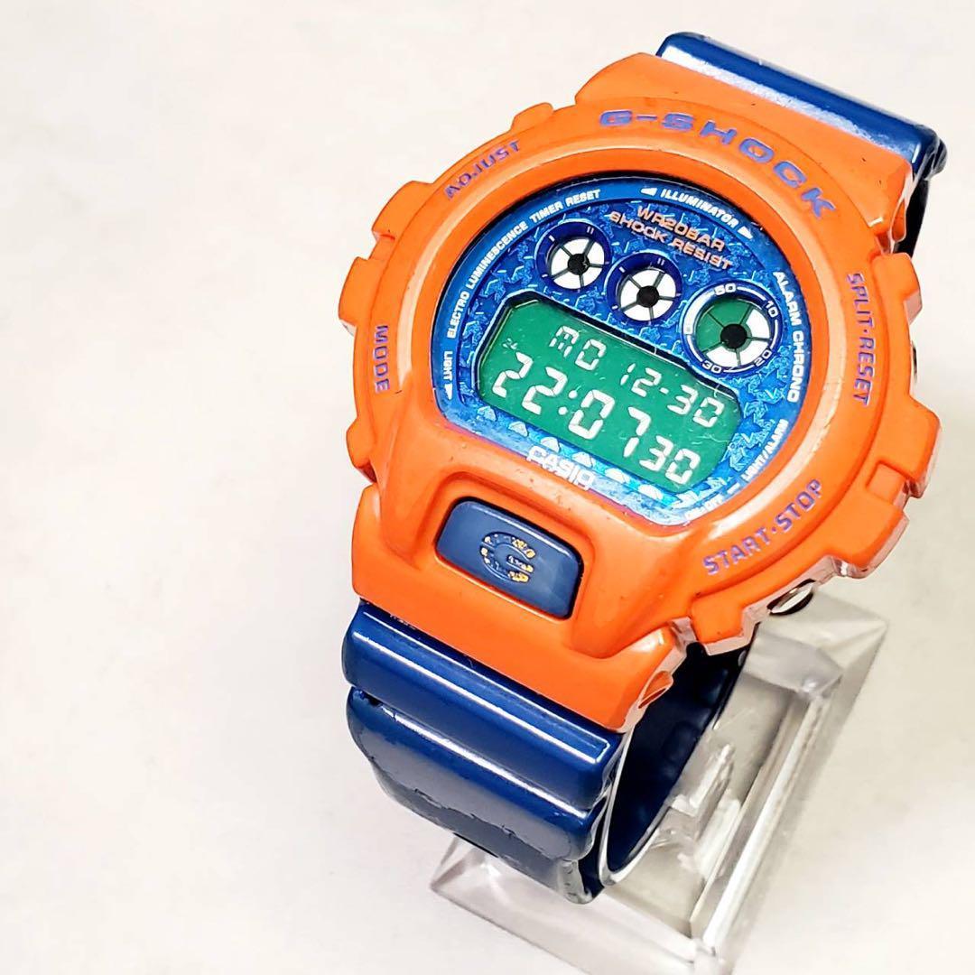 G-SHOCK クレイジーカラーズ DW-6900SC オレンジ ブルー 腕時計