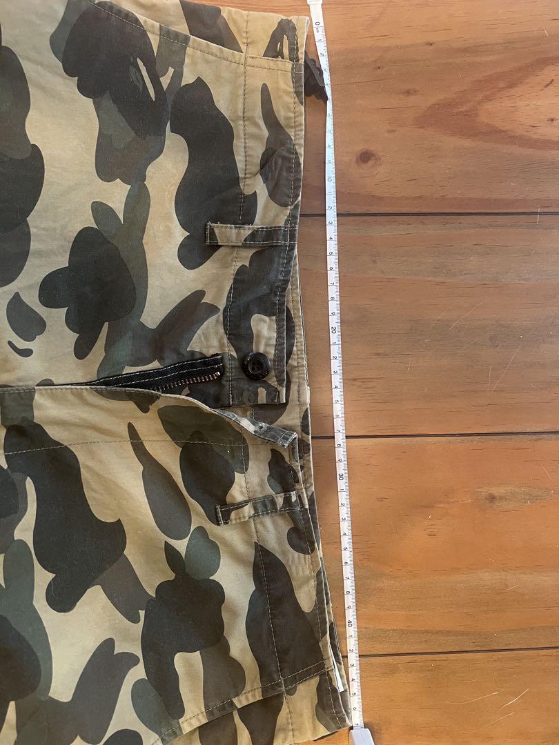 A BATHING APE 　カモフラ　カーゴパンツ　ショート丈