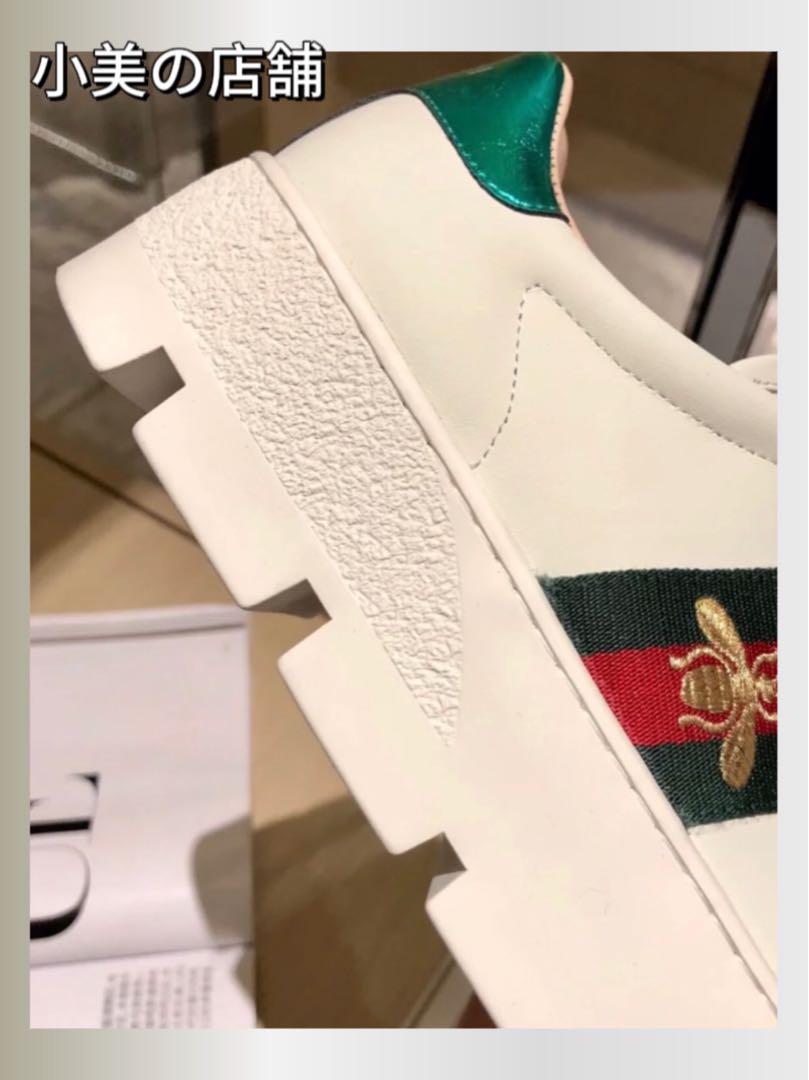 GUCCI   厚底スニーカー シェリーライン23.5cm