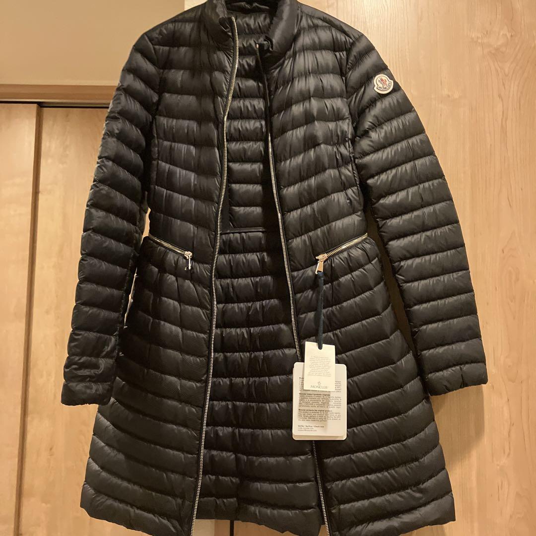 【未使用】MONCLER AGATELON ブラック ダウンコート