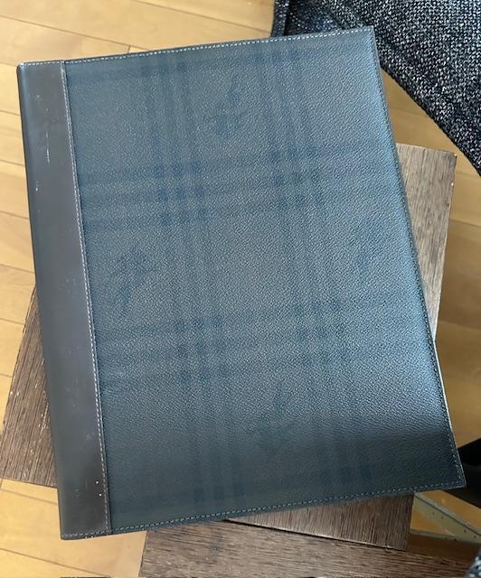 BURBERRY バーバリーチェック バインダー 書類入れ レア
