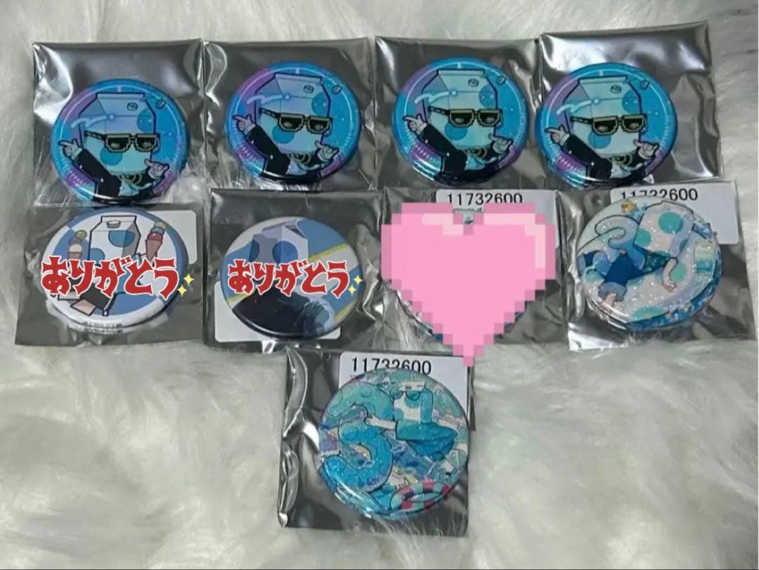 成人男性三人組　3周年　缶バッジ　ウォルピスカーター 成人男性三人組 ウォルピスカーター せいだん 缶バッチ グッズ 3