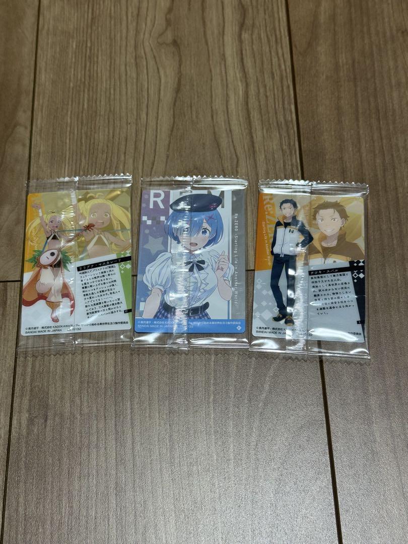 ⭐︎Re:ゼロから始める異世界生活カードウエハース ５弾 レムSP制服9枚セット Re:ゼロから始める異世界生活ウエハース vol.5｜発売日：2025年8
