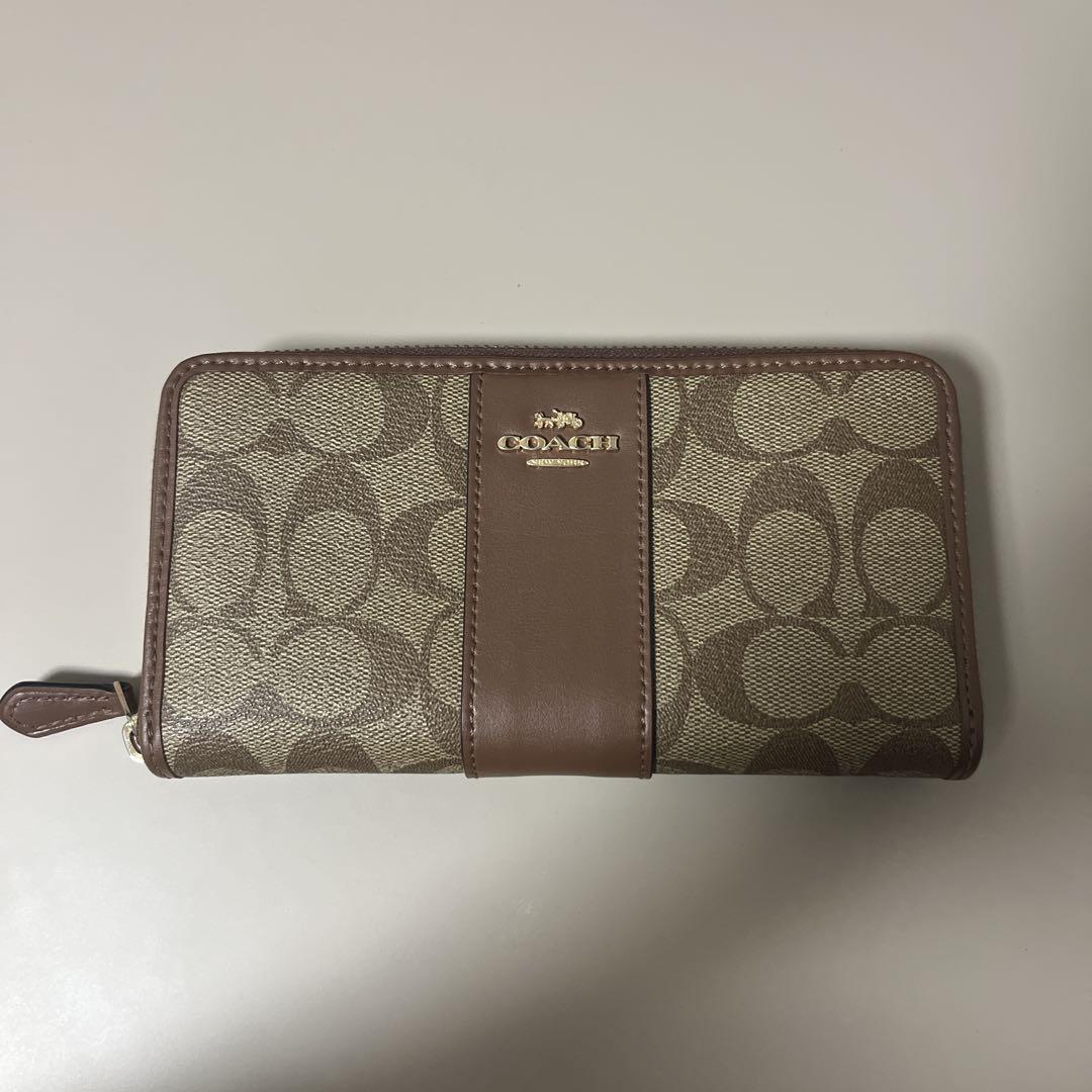 COACH ブラウン 長財布
