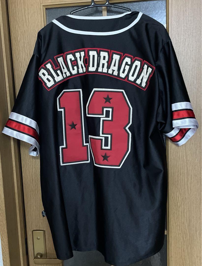 90s Dog Town BLACK DRAGON ベースボールシャツ