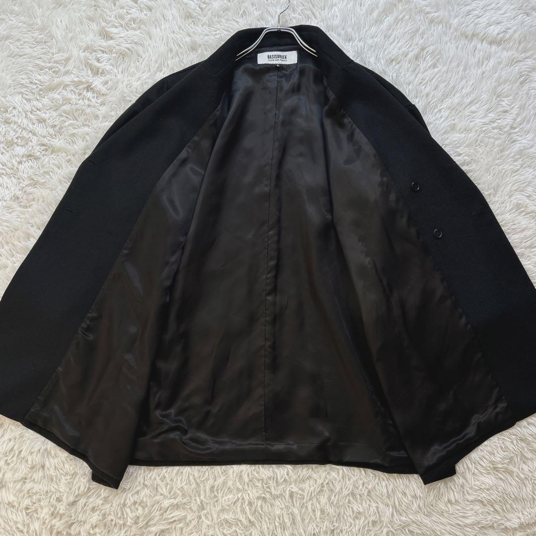 美品　BASIS BROEK EGG WOOL DOUBLE COAT Lサイズ