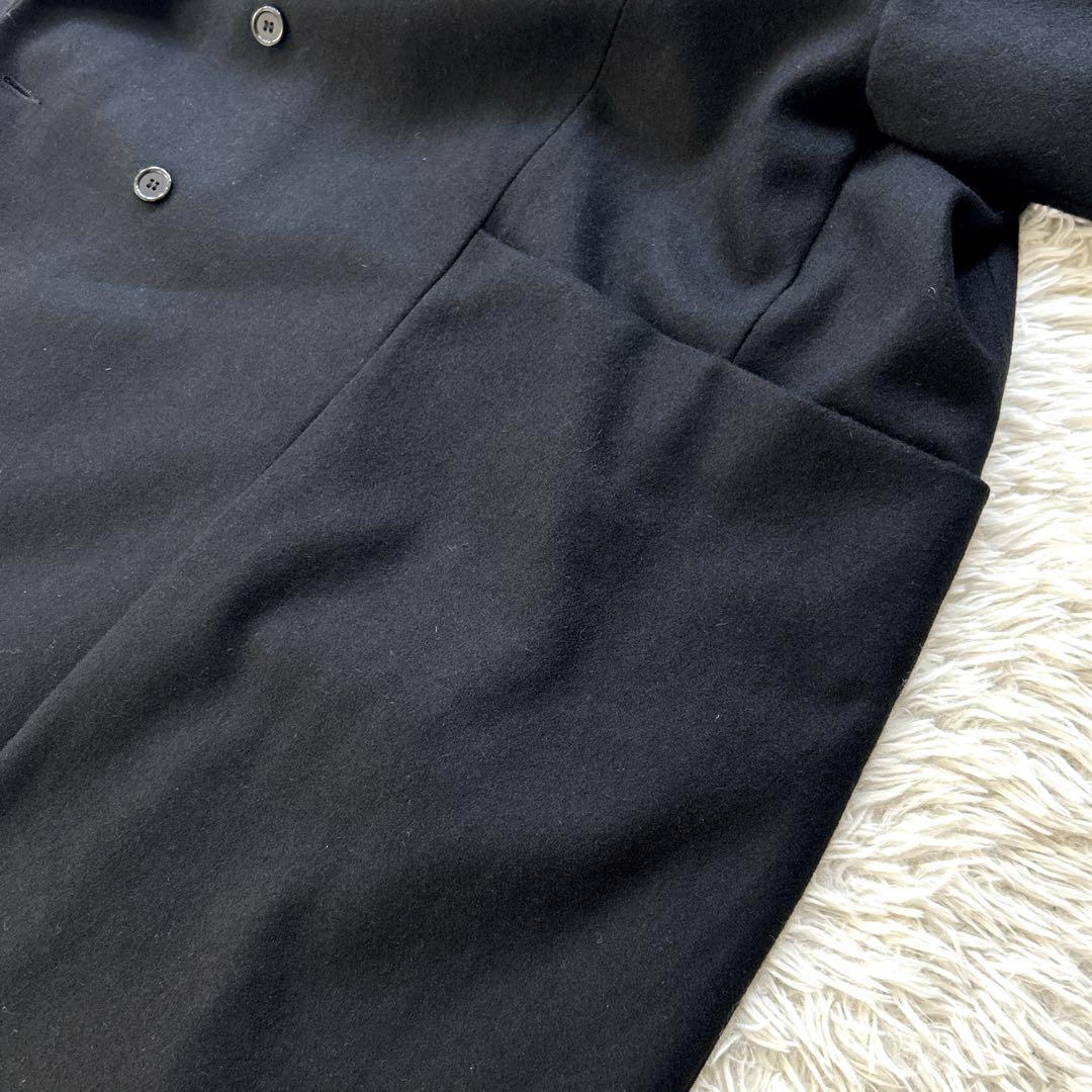 美品　BASIS BROEK EGG WOOL DOUBLE COAT Lサイズ