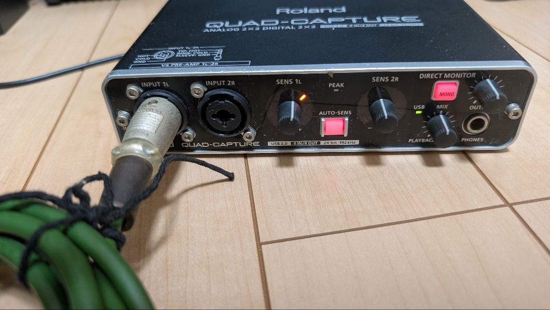 Roland QUAD CAPTURE win10動作確認済み