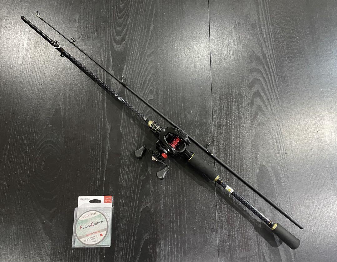 バス釣りダブルセット2ピースベイト&リール2ピーススピニングロッド&リールライン