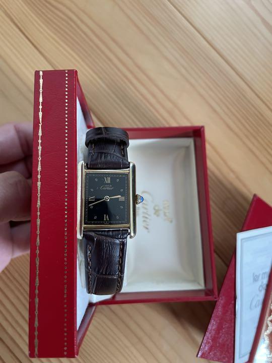 人気最新作✬ カルティエ SM must de Cartier tank マストタンク 送料 ...
