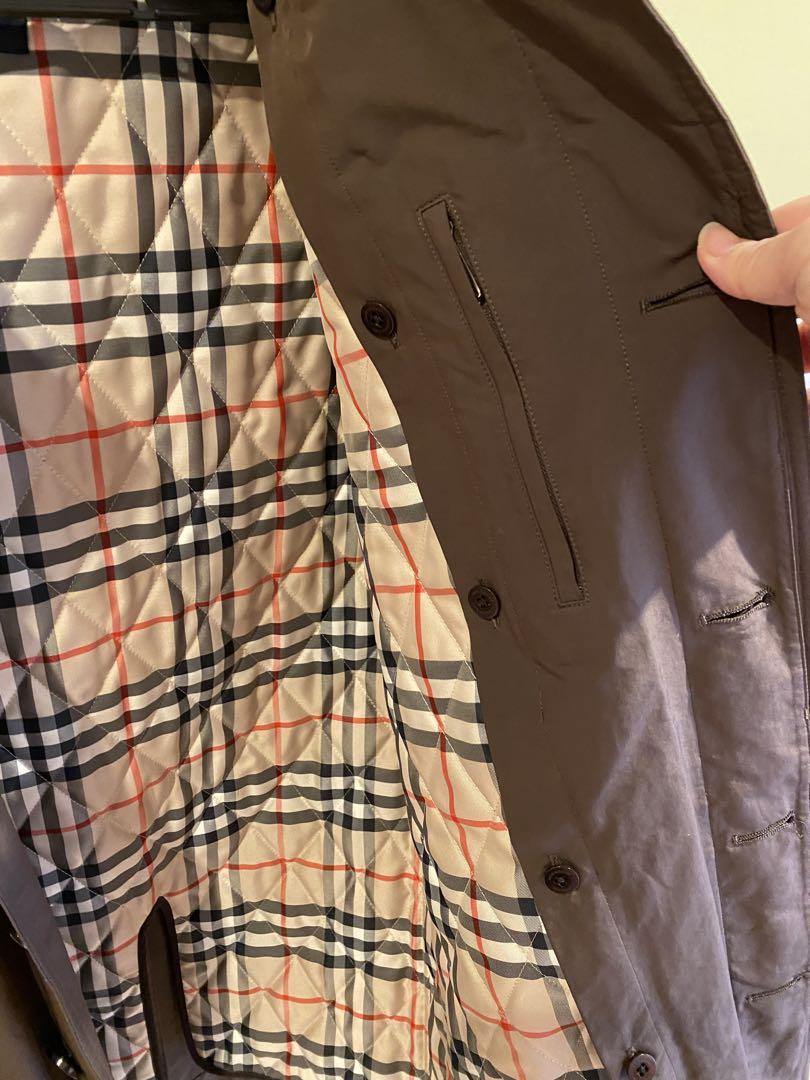 メンズ　BURBERRY ブラウン トレンチコート