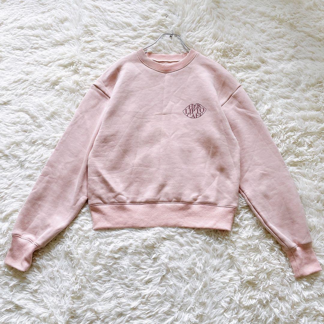 herlipto cafe HLT CAFE Sweat ピンク