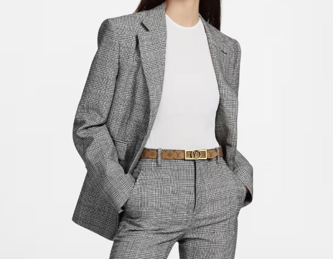 LOUIS VUITTON モノグラム　レザー　ベルト　リバーシブル