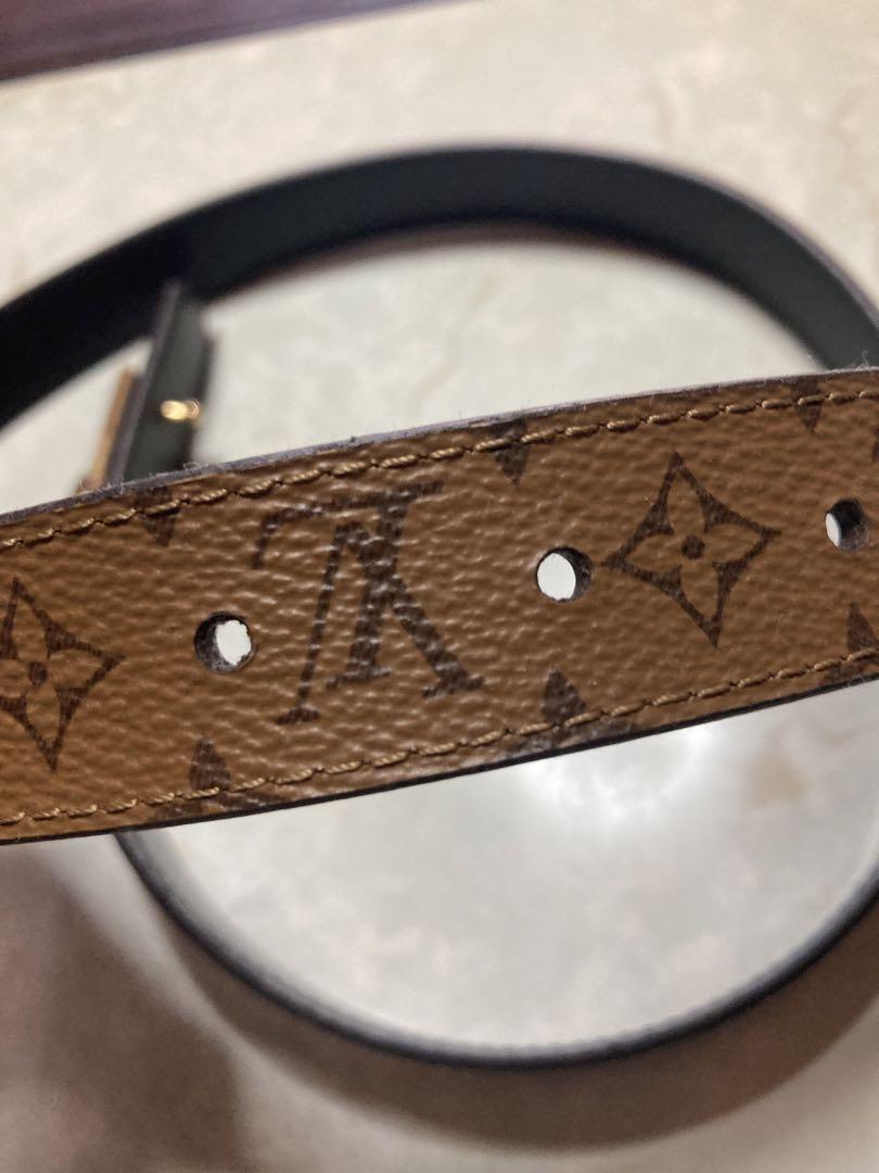 LOUIS VUITTON モノグラム　レザー　ベルト　リバーシブル