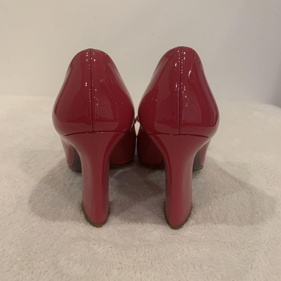 試着のみ新品　リボンパンプス ピンク miumiu