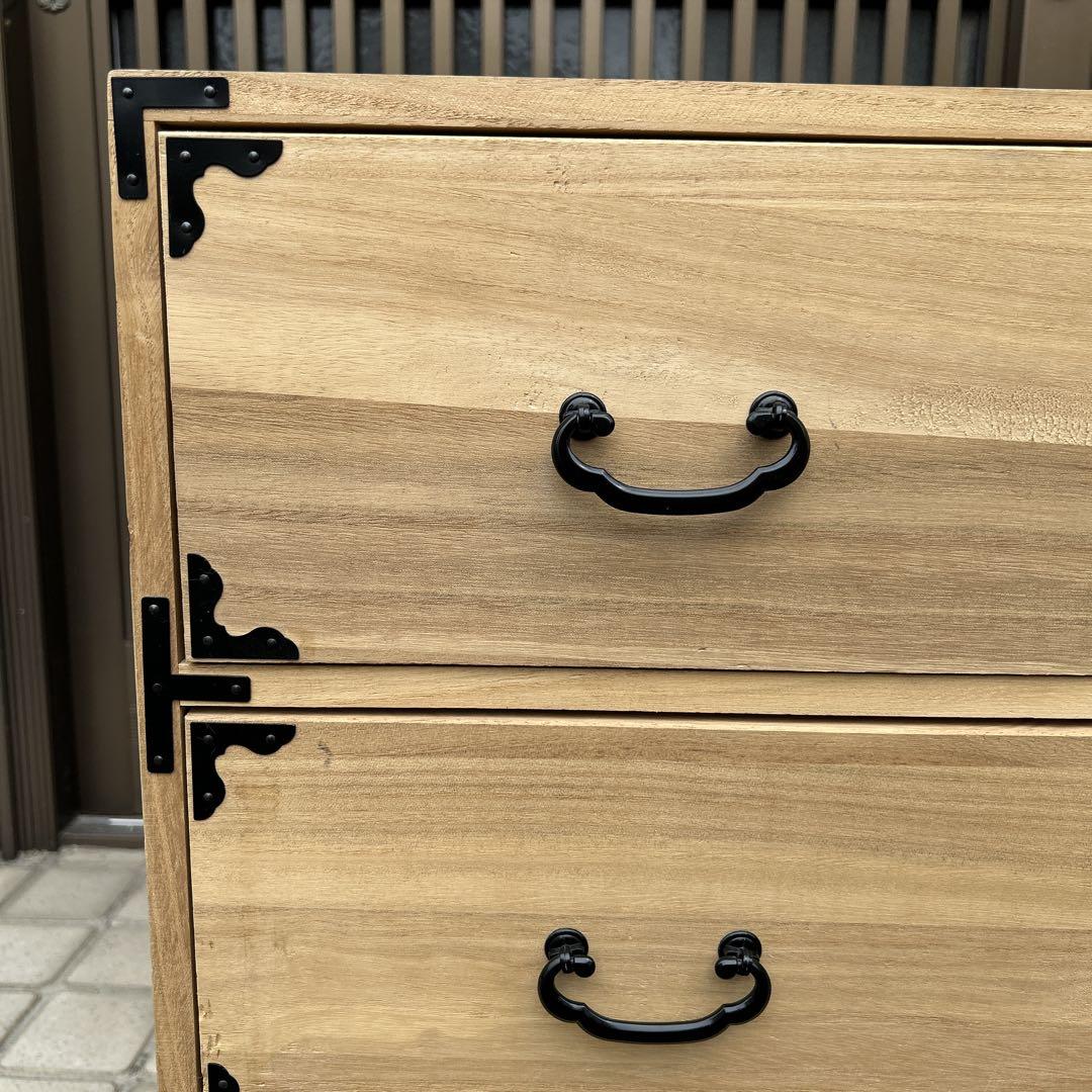 昭和レトロ　桐箪笥　時代家具　着物箪笥　② 昭和レトロ 和ダンス 和箪笥 着物箪笥 和家具 桐箪笥