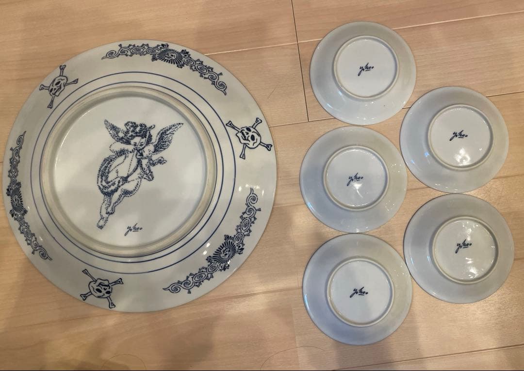 【横尾忠則/Tadanori Yokoo】髑髏 大小セット 美濃焼 【横尾忠則/Tadanori Yokoo】髑髏 大小セット 美濃焼