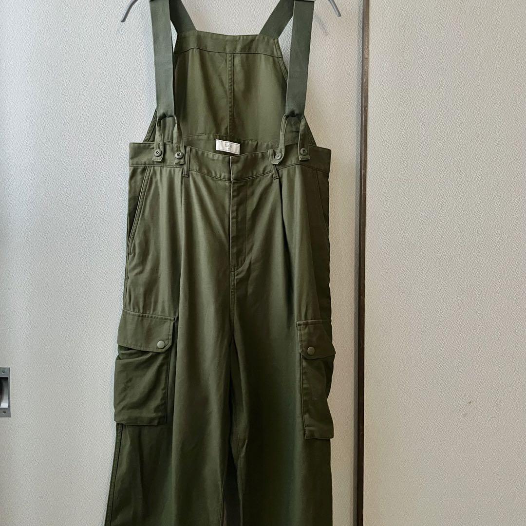 SLOBE IENA スローブイエナ サスペンダーカーゴパンツ サロペット