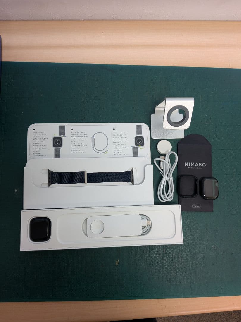 Applewatch7 41mm ミッドナイト目立った傷や汚れなし