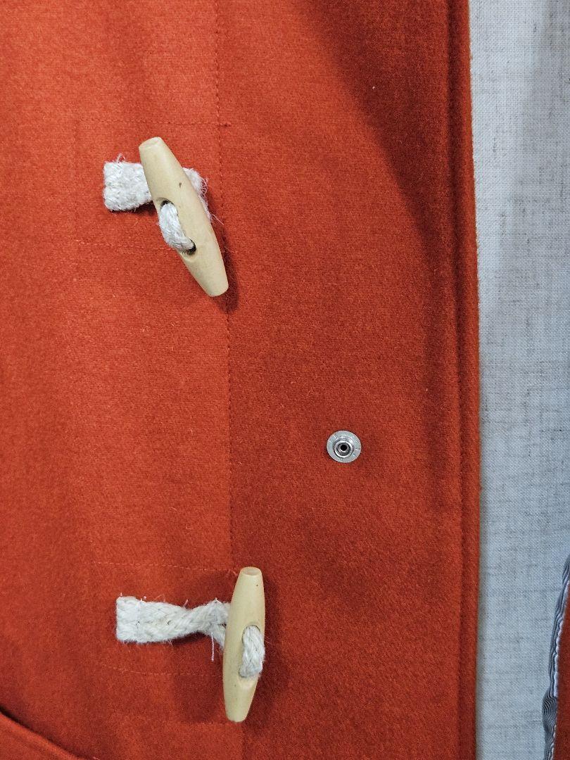 HARVARD ダッフルコート L オレンジ カシミヤ混 ロングコート ウール