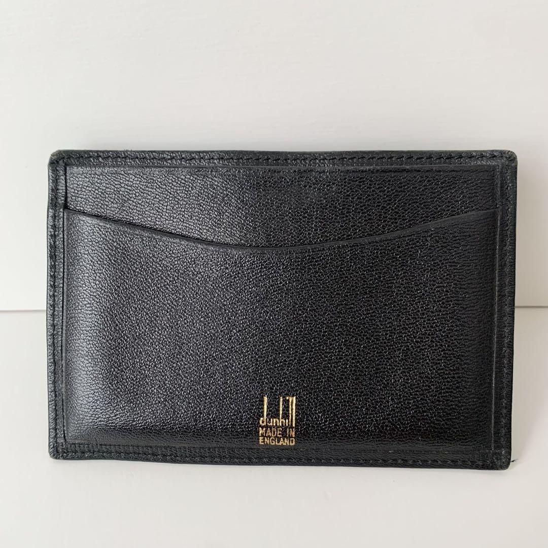 レア】ダンヒル dunhill メモパッドケース 黒 レザー