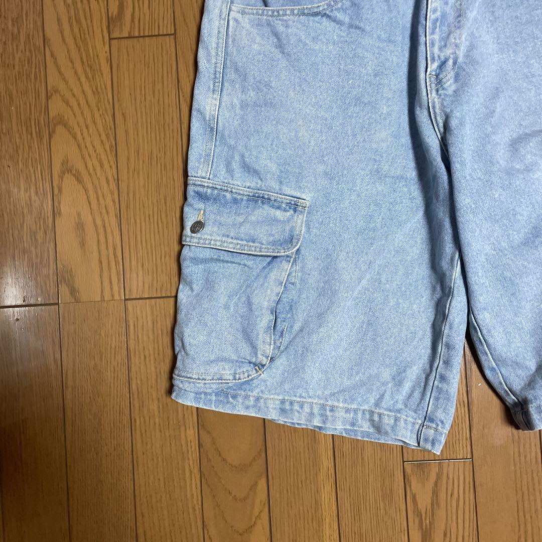 USA製タグ付き極太デニムカーゴパンツ