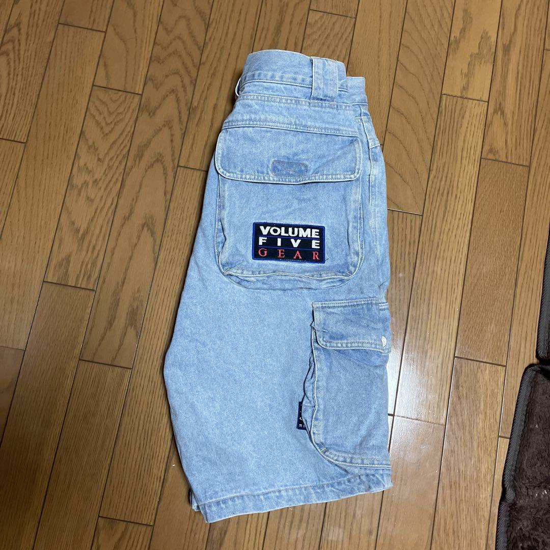 USA製タグ付き極太デニムカーゴパンツ