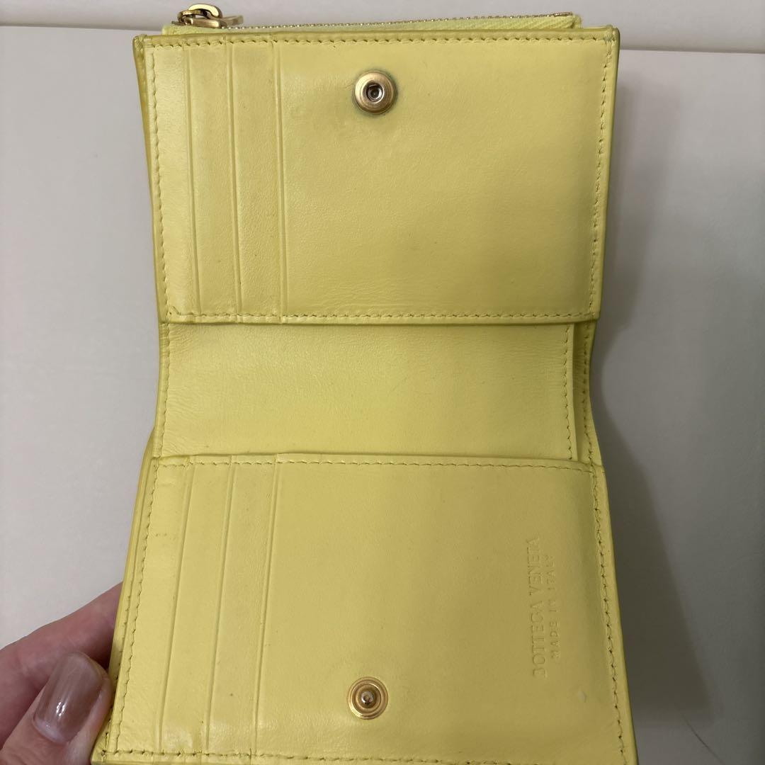 BOTTEGA VENETA ボッテガヴェネタ　二つ折りファスナーウォレット財布