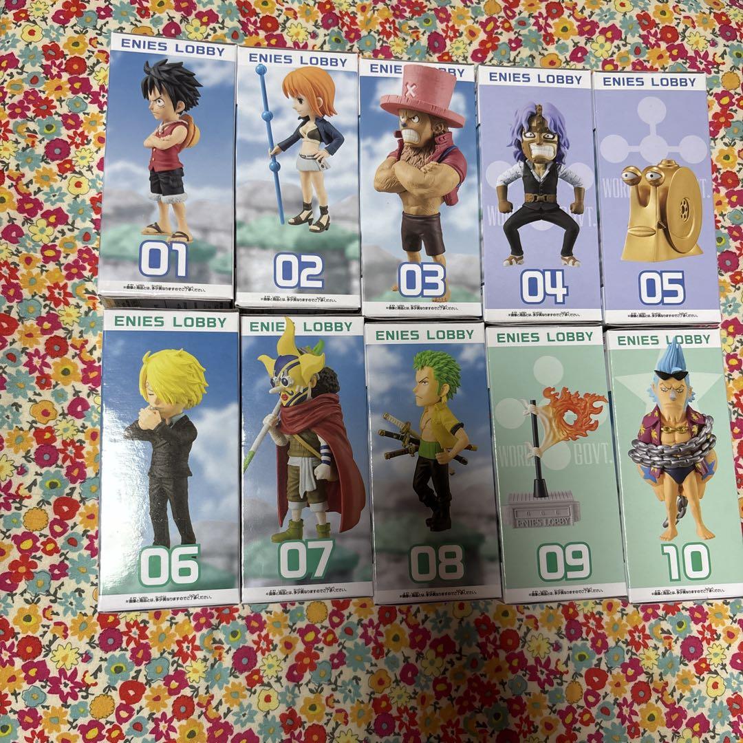 ワンピース ワールドコレクタブルフィギュア エニエス・ロビー1.2 全10種