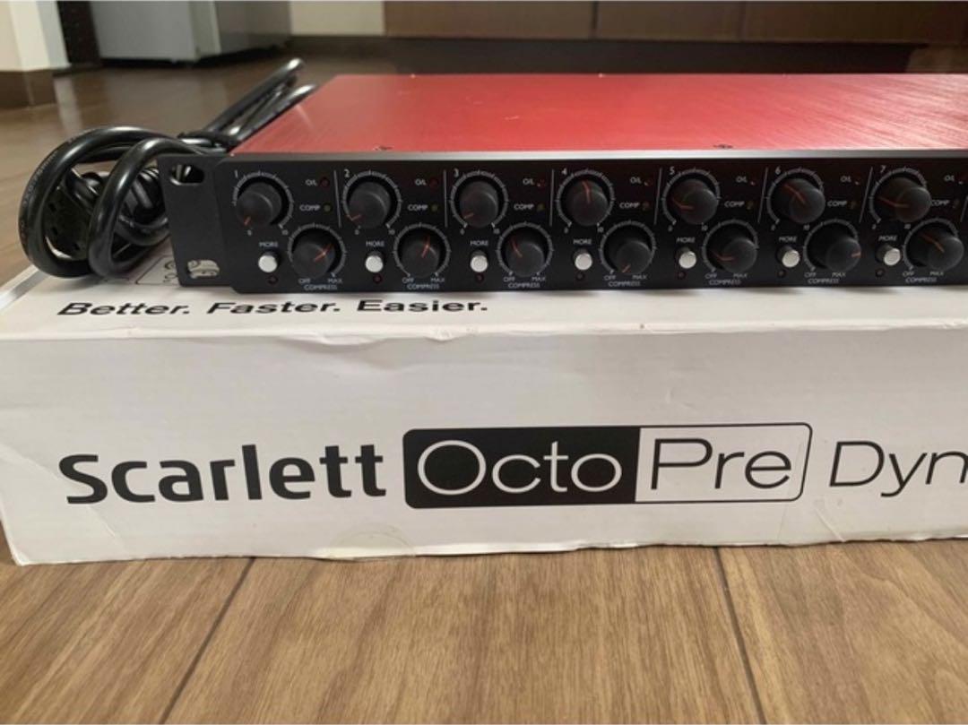 focusrite scarlett OctoPre Dynamic マイクプリ 配信機器・PA