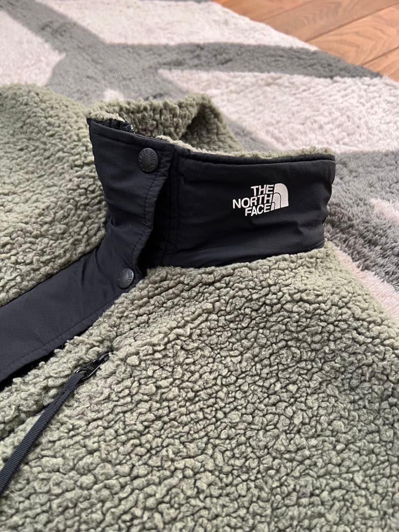 THE NORTH FACE×HYKE ボアコート オリーブ