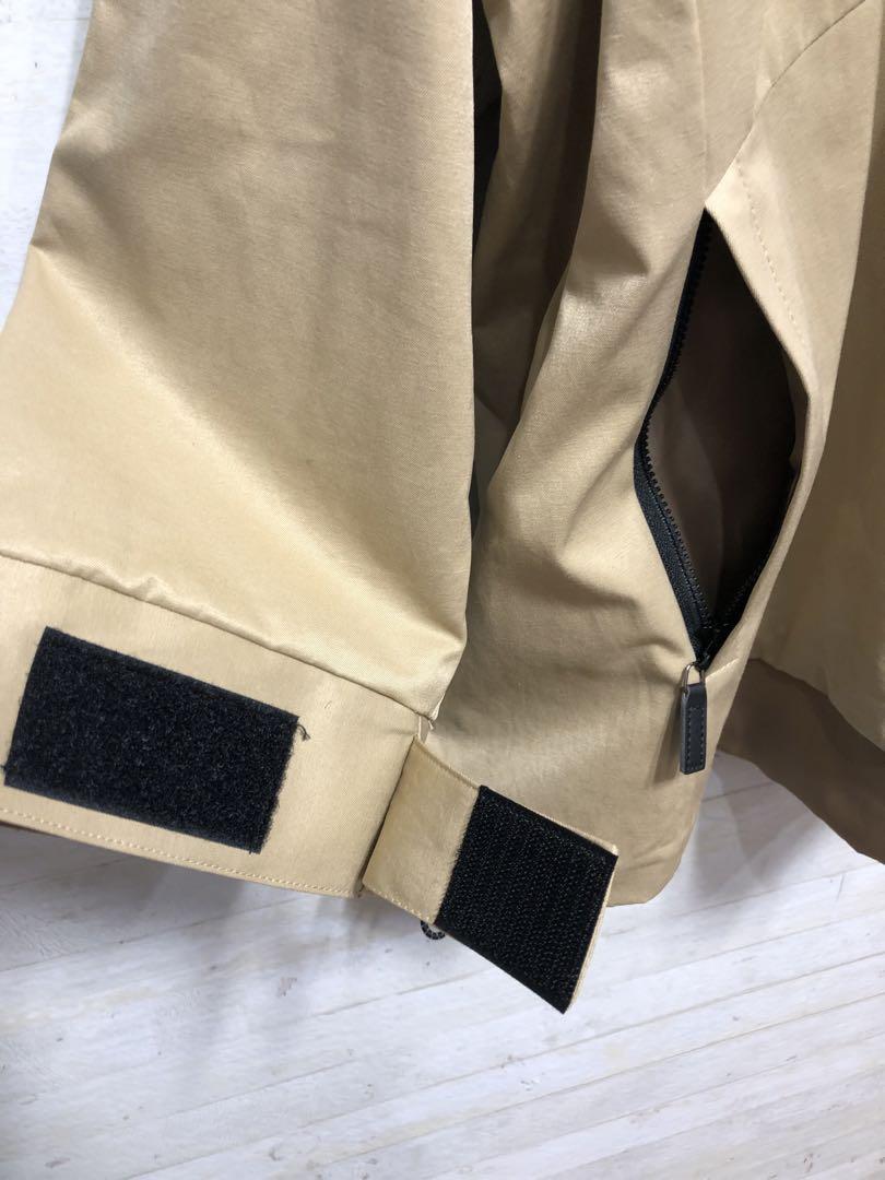 新品☆6L♪ベージュ系♪パーカーブルゾンあると便利♪細見えアウター〇G489