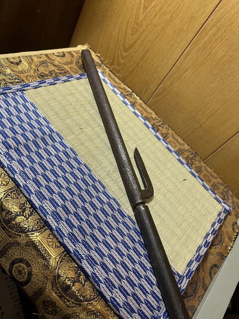 仕込み　十手　仕込　武具　古美術　骨董　珍品　兜割