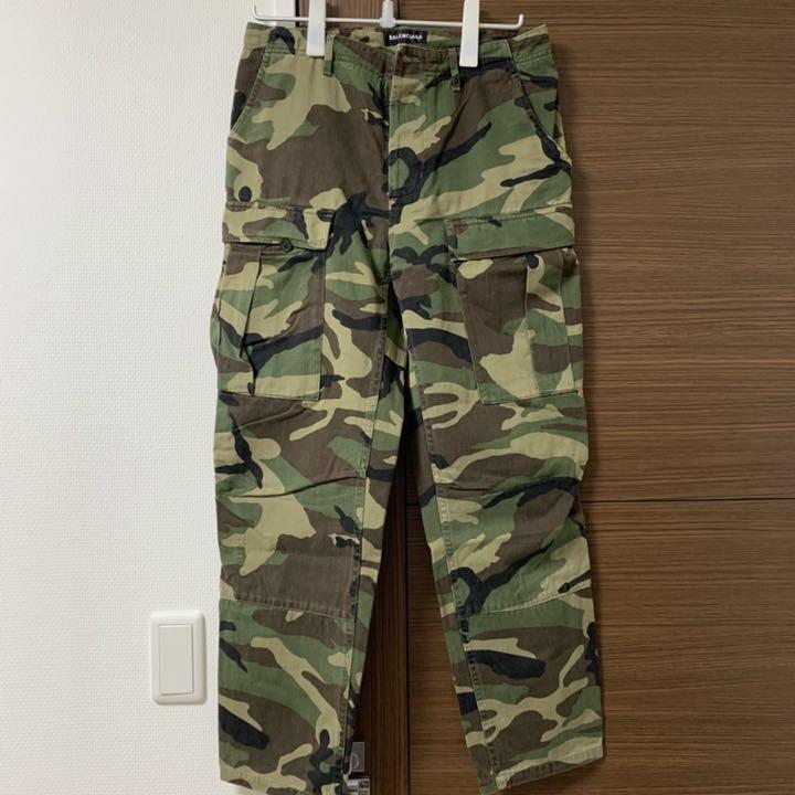 BALENCIAGA カモフラ 迷彩 カーゴパンツ