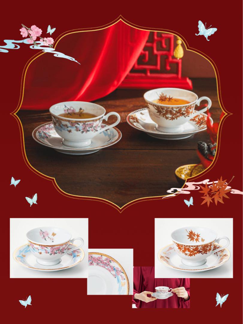 アニメ「天官賜福 貮」謝憐・花城イメージカップ＆ソーサーセット　フェリシモ