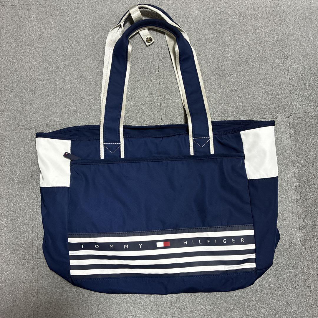 [美品]Tommy バック　ネイビー