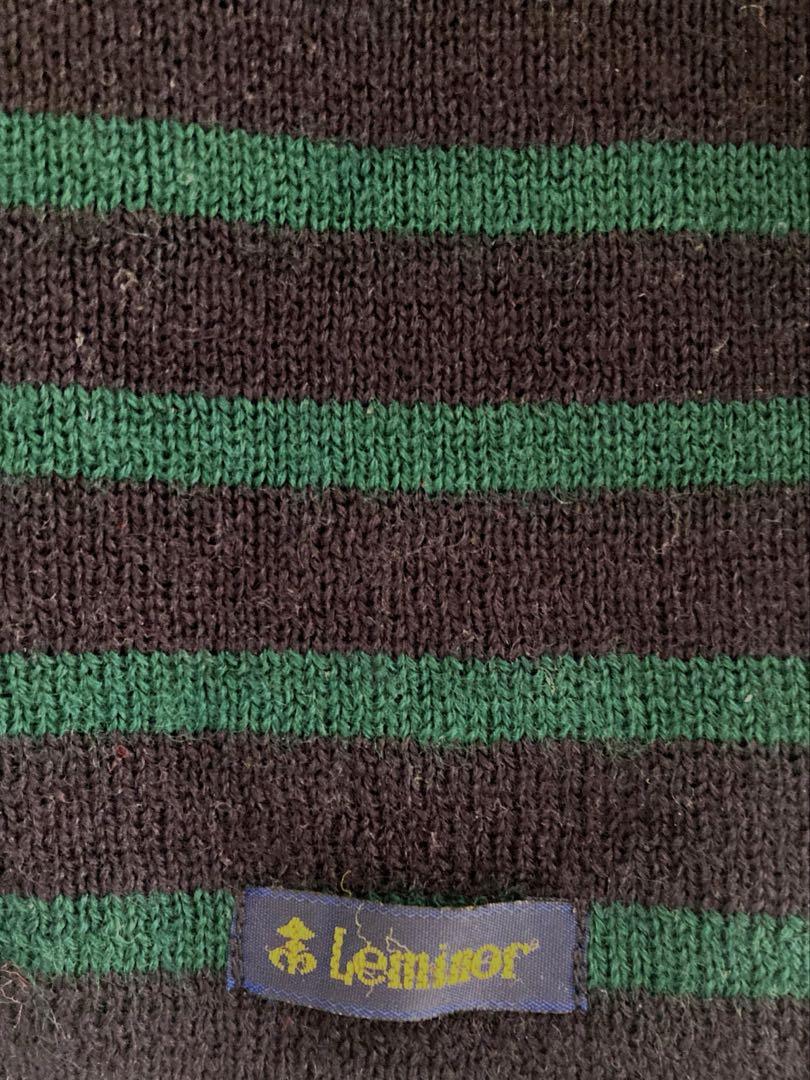 ◾️フランス製 Le Minor ウールジップニット｜WOOLMARK付