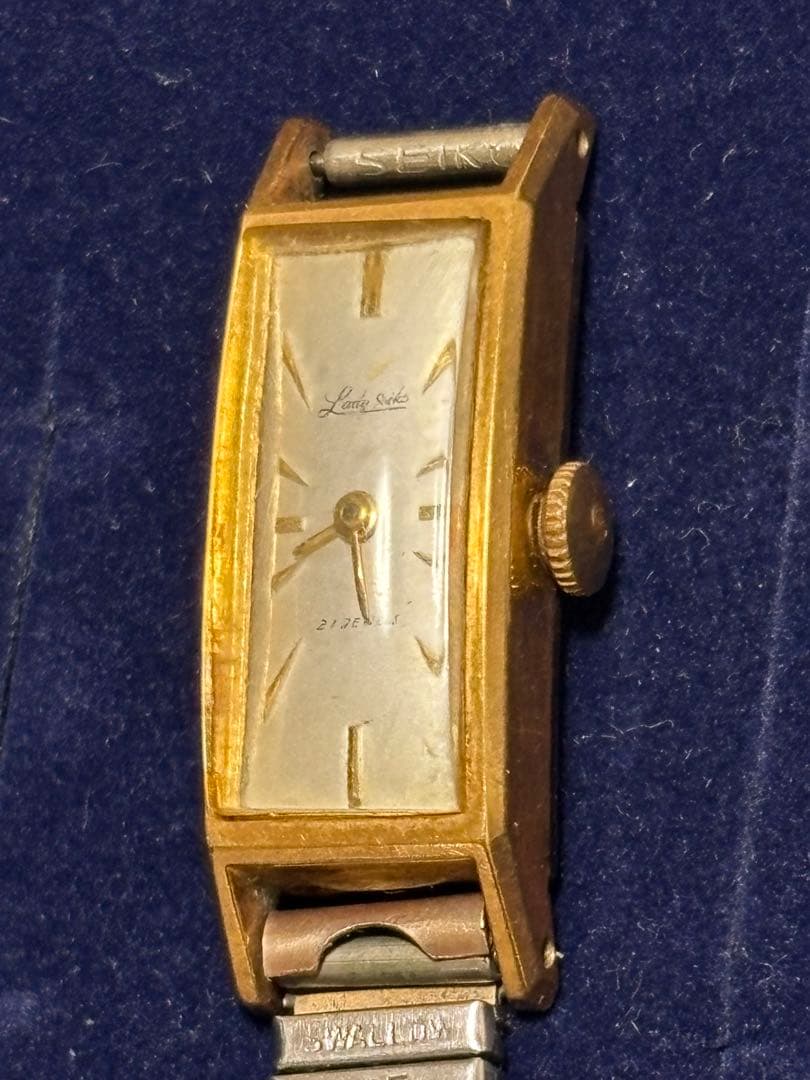 Alicia希少 ヴィンテージ 本鼈甲 トールペイント レディース腕時計 SEIKO - 腕時計 レディース 腕時計 レディース SEIKO セイコー