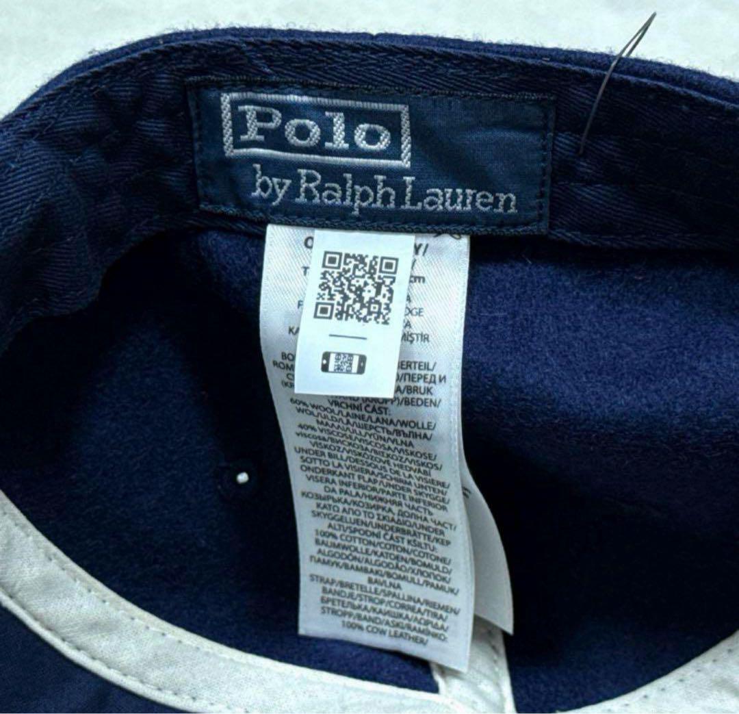 新品24SS POLO RALPH LAUREN ウールアップリケ BB CAP